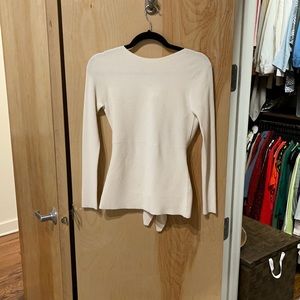 Open back Helmut Lang sweater